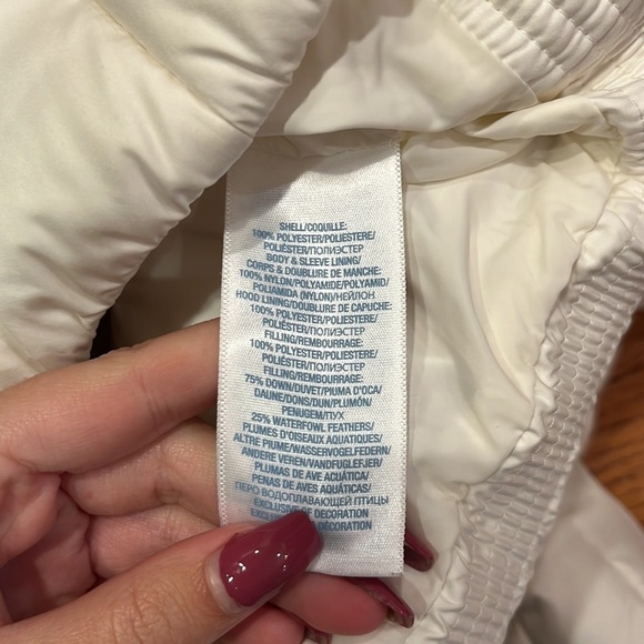 Ralph Lauren Girl’s White Puffer Size 12M - Picture 6 of 6